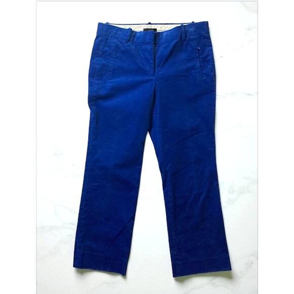 💙 J.Crew Royal Blue Corduroy Pants 💙 - Picture 1 of 8